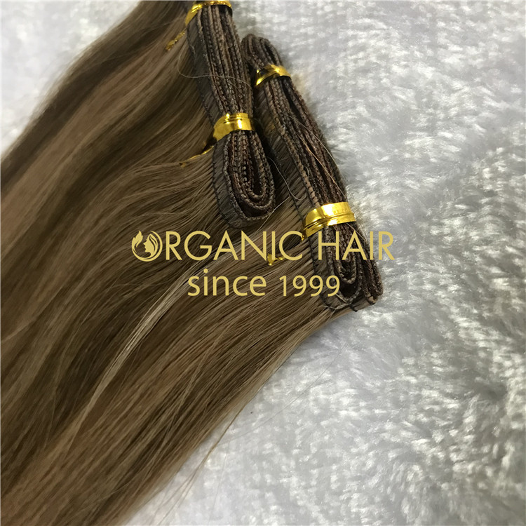 highlighted ombre flat wefts for sale new hair extensions H139